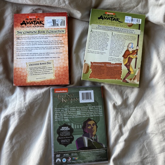Avatar: the Last Airbender and Legend of Korra DVDs - Picture 2 of 6